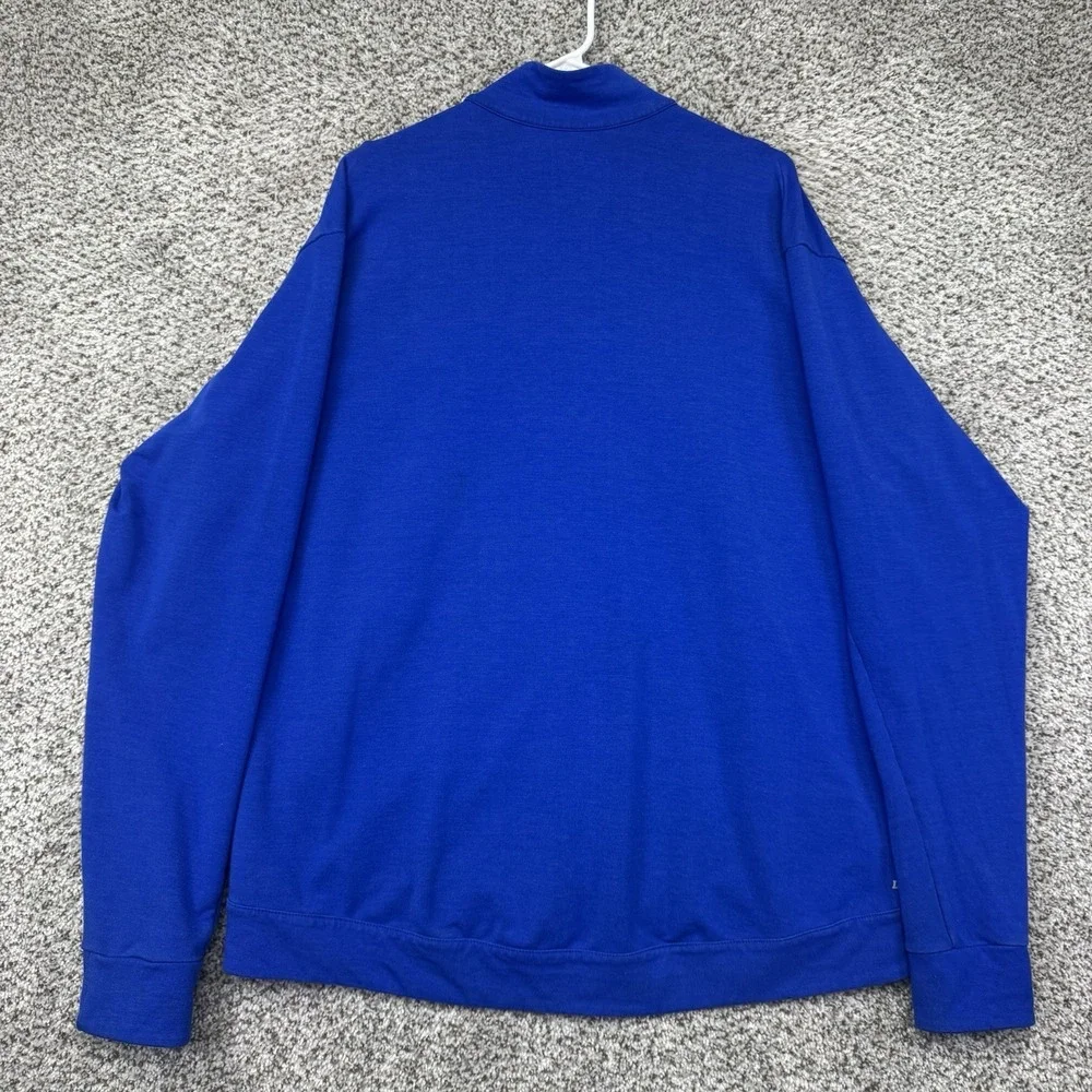 Florida Gators Sweatshirt Men's XL Blue Nike Quarter‎ Zip Pullover Embroidered